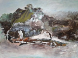 Wvznr. 0516, Alpen, Öl a. leinwand, 110 x 150 cm, 2016